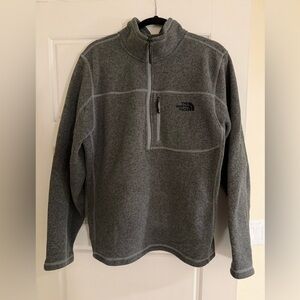 The North Face Men's Zip-Up Gray Sweater